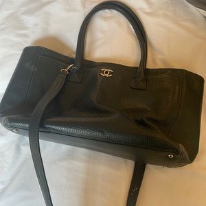 Blue Chanel executive bag